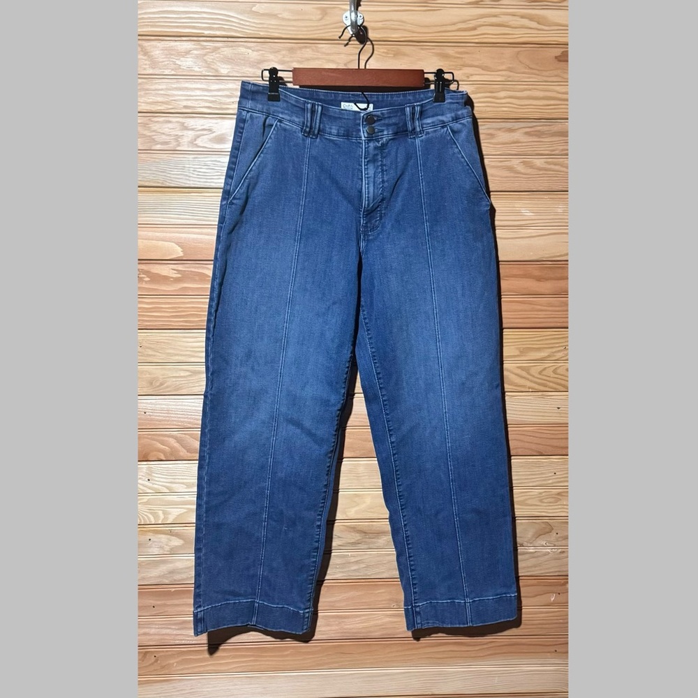 Croft & Barrow Dark Blue Wide Leg Jeans